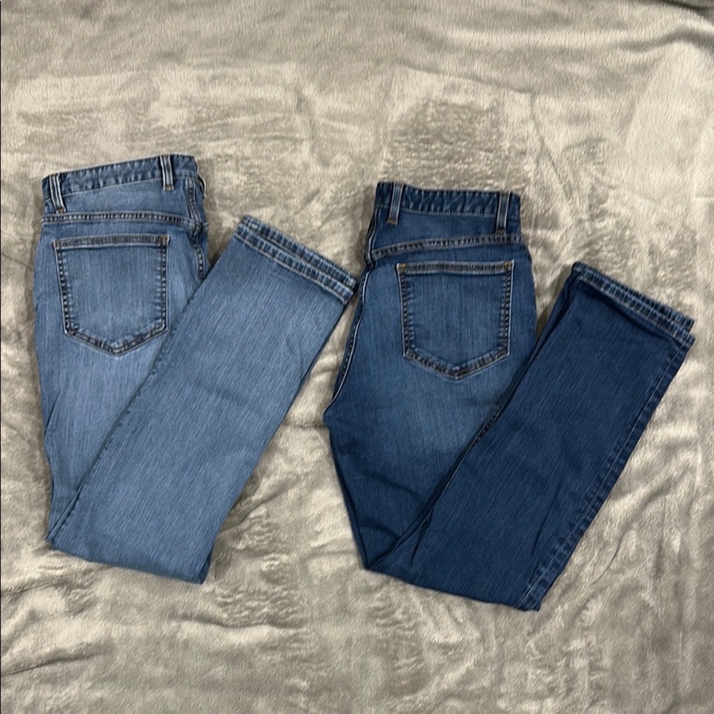 Johnston & Murphy Blue Straight Leg Jeans